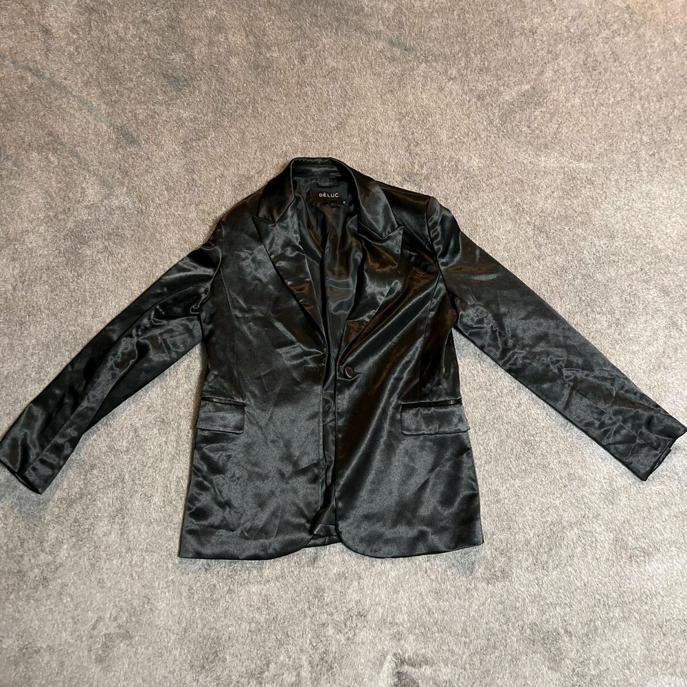 DELUC ventura blazer in black Size Small Women's Classic‎
